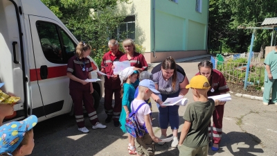 Детсадовцы узнали о работе скорой помощи